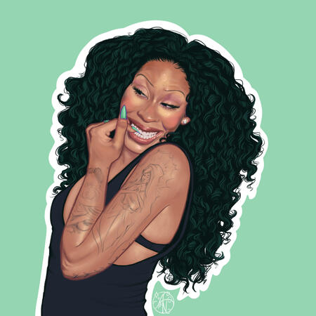 Celebrity Portrait_Rico Nasty